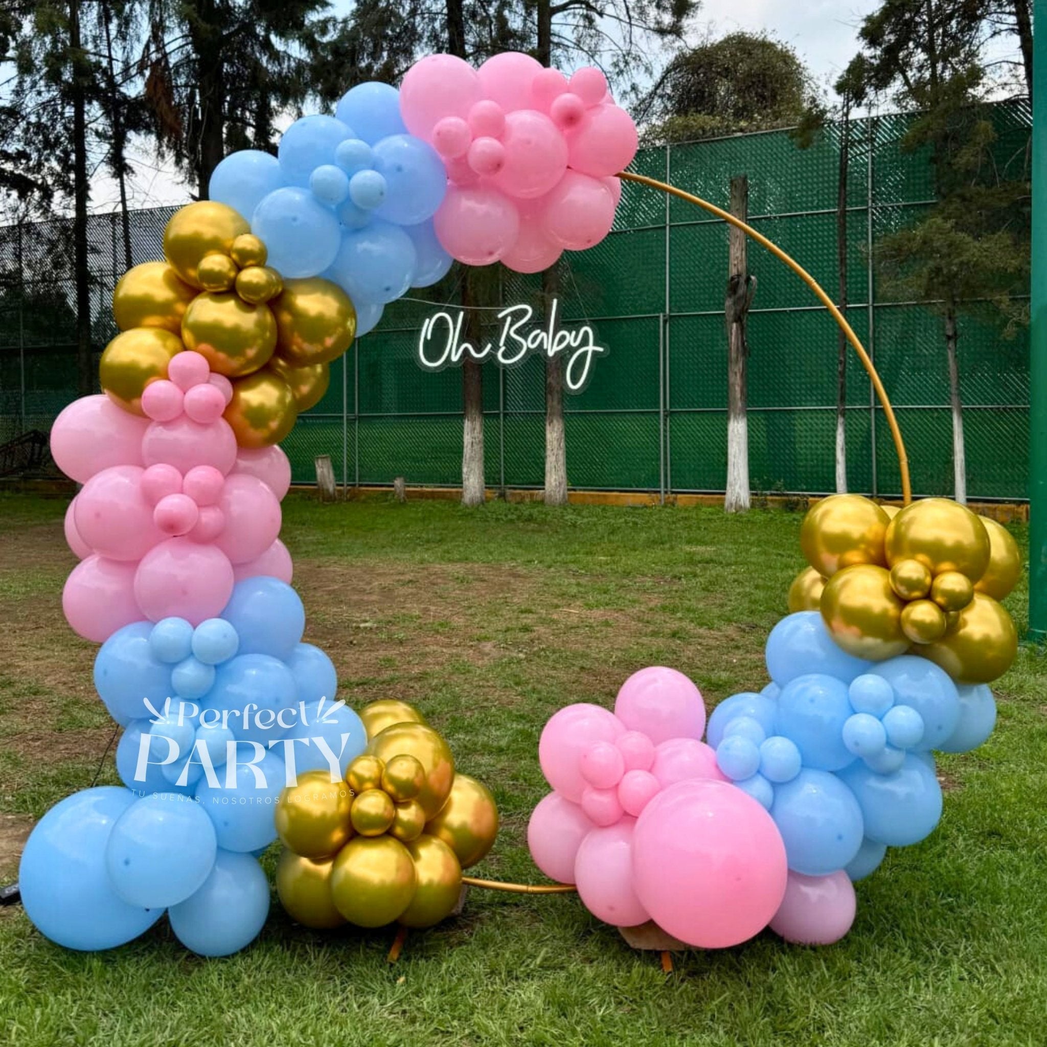 Revelación de género | Aro de globos - Perfect Party
